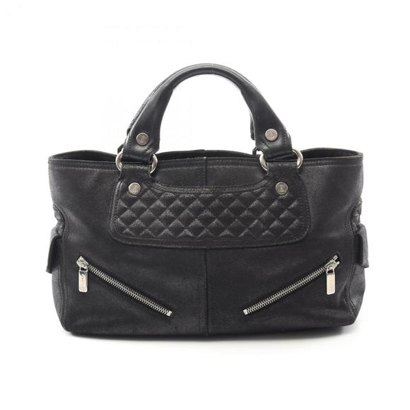 CELINE Black Leather Bag - Picture 1 of 10